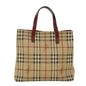 Burberry Nova Auth Leather Black Handbag Style 7