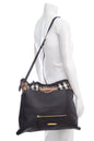 Burberry Big Crush Leather Black Tote Bag