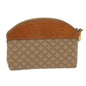 Luxury CELINE Macadam Canvas Pouch Beige 48224
