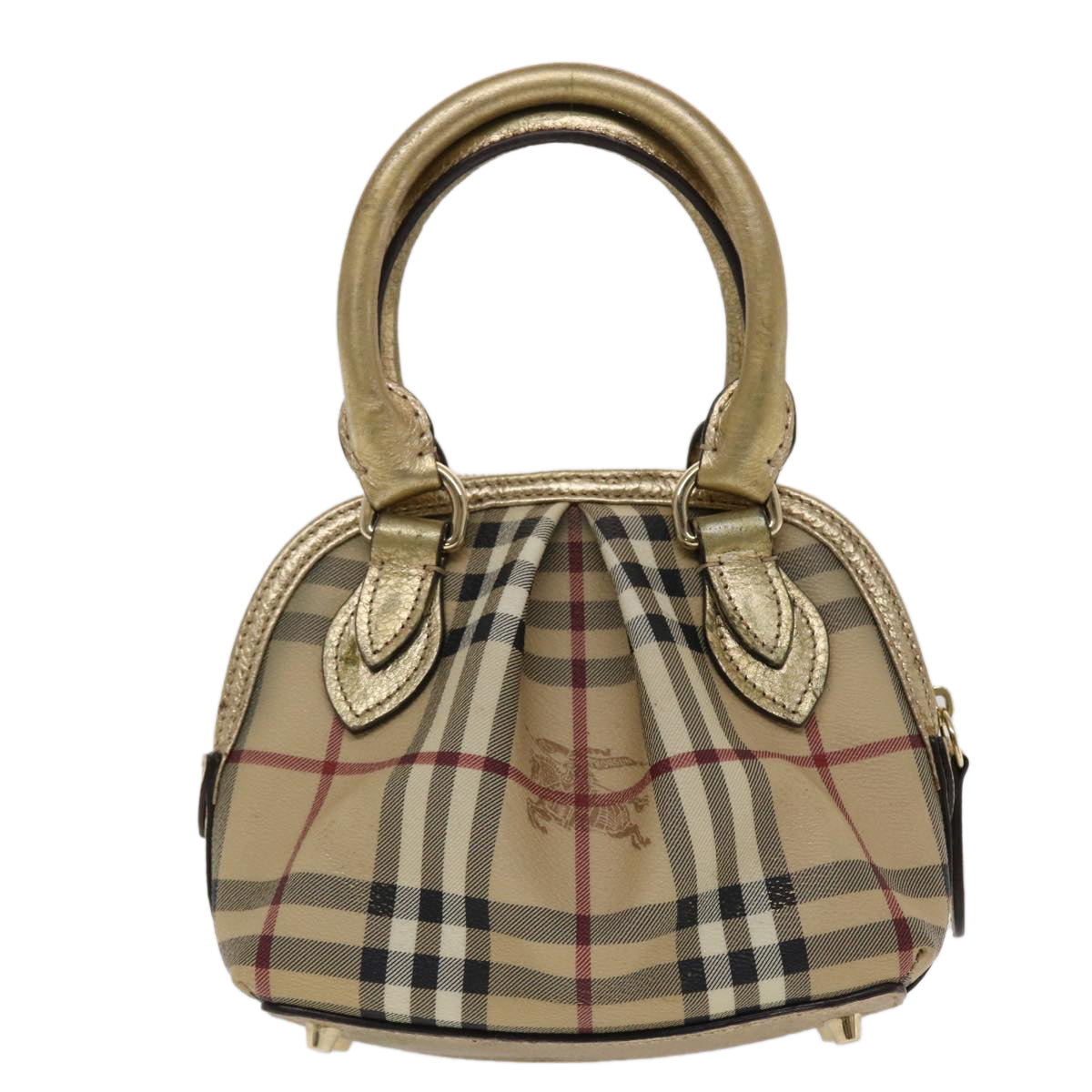 Burberry Nova Auth Leather Black Handbag Style 9
