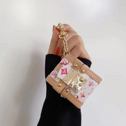 Leather chain Airpods case