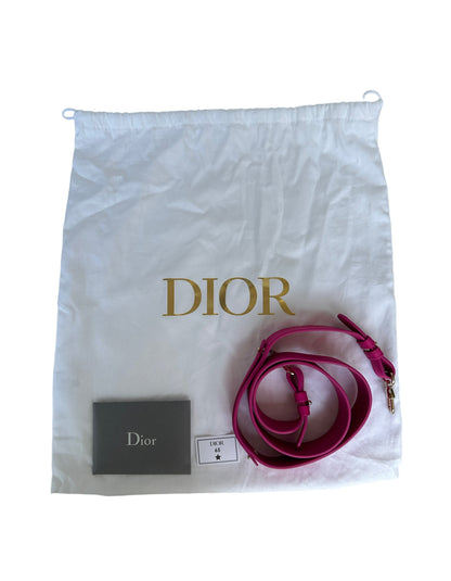 Christian Dior 2023 Rani Pink Leather Cannage Quilted My Abcdior Small Lady Dior Bag Rovelle Bags