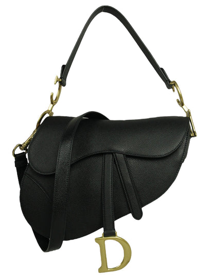 Dior Saddle Calfskin Black Crossbody Rovelle Bags