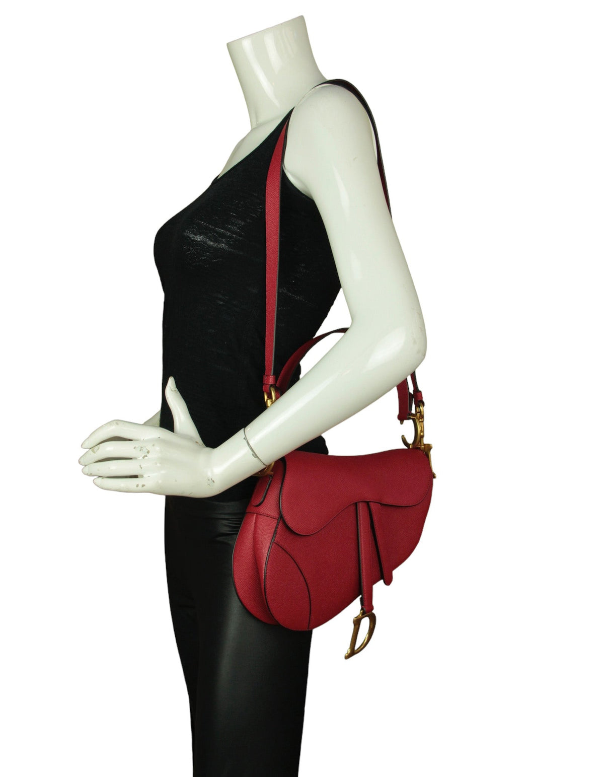 Dior Saddle Calfskin Red Crossbody Rovelle Bags