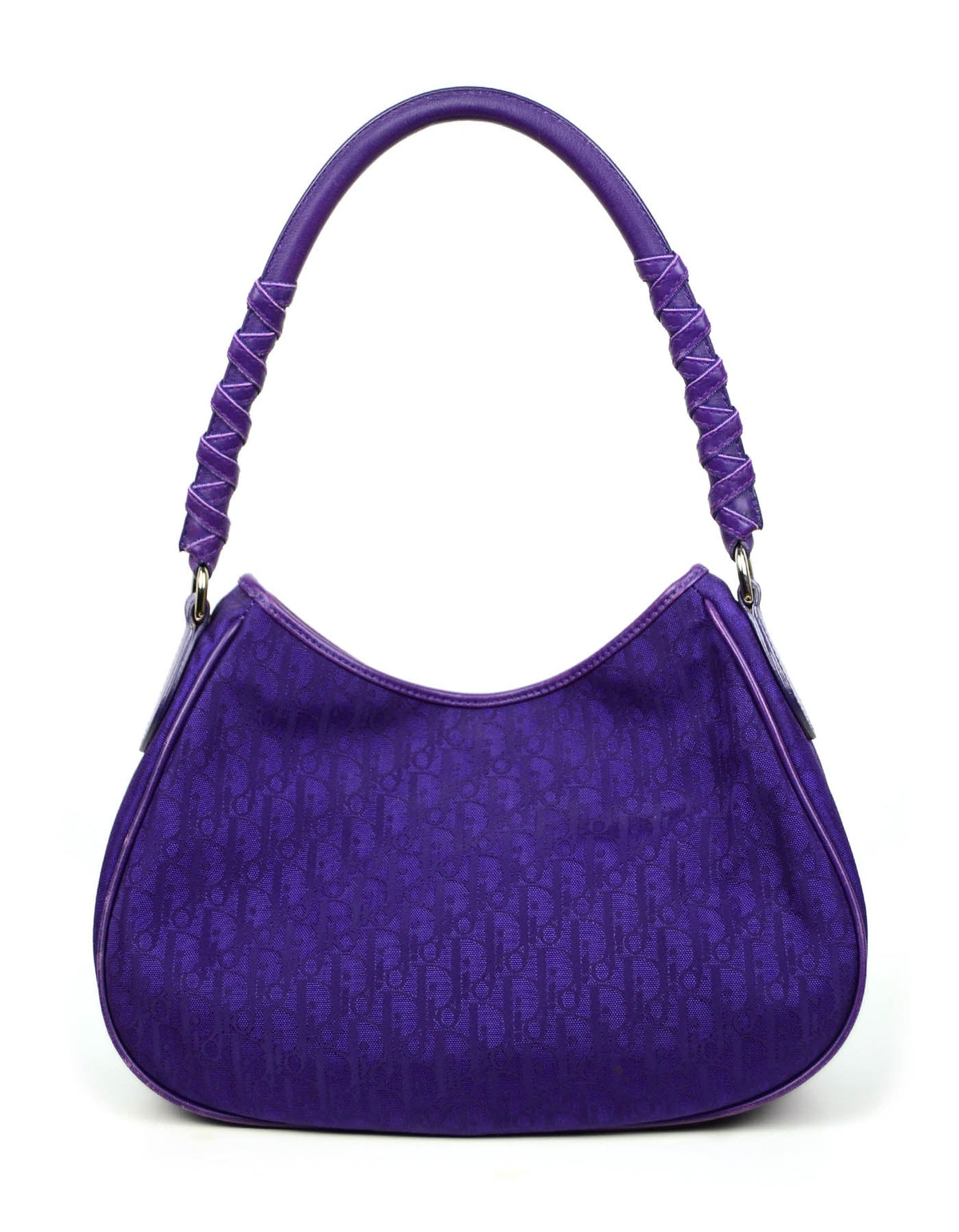 Christian Dior Purple Monogram Shoulder Bag Rovelle Bags