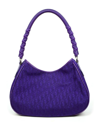 Christian Dior Purple Monogram Shoulder Bag Rovelle Bags