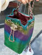 Chanel Luxury Leather Gold Handbag Style 10 Rovelle Bags