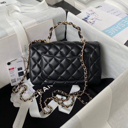 Chanel Mini Flap Bag With Top Handle