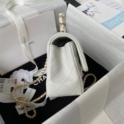 Chanel Mini Flap Bag With Top Handle