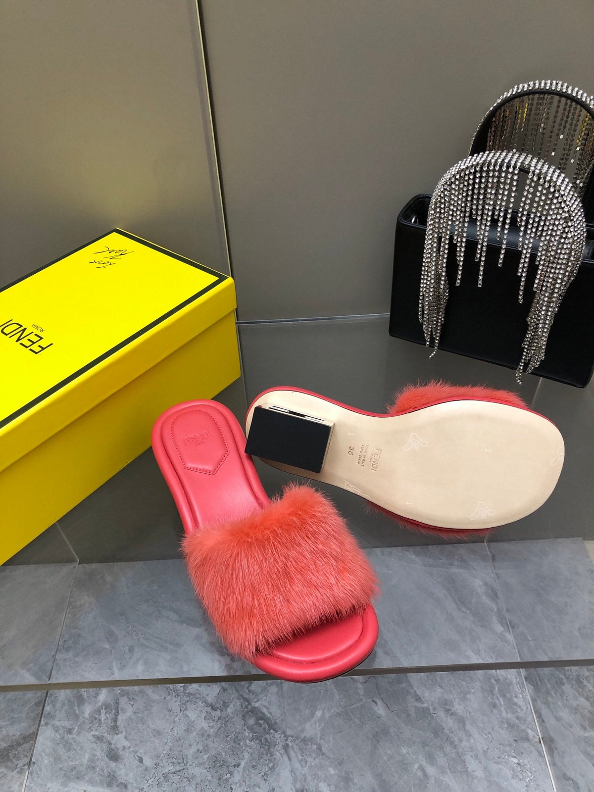Fendi Baguette Slide