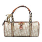Brown Dior Diorissimo Trotter Coated Canvas Romantique Handbag Rovelle Bags