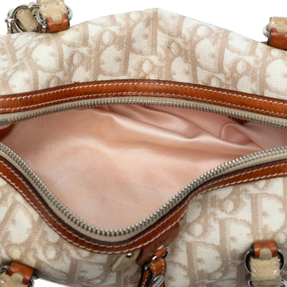 Brown Dior Diorissimo Trotter Coated Canvas Romantique Handbag Rovelle Bags