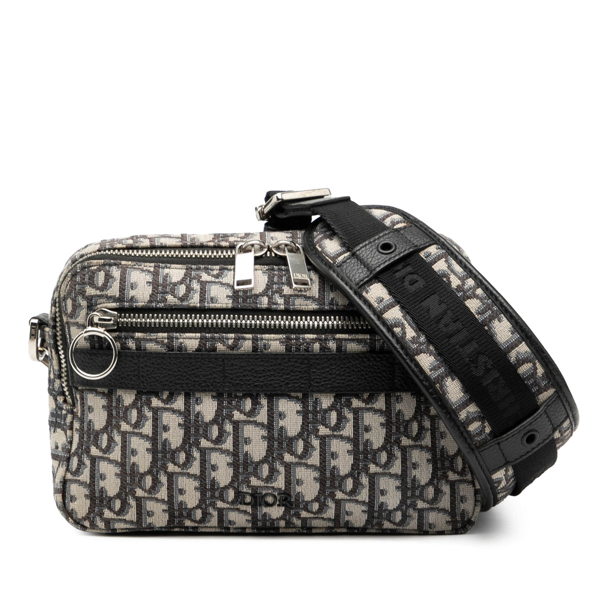Dior Oblique Canvas Blue Crossbody Rovelle Bags