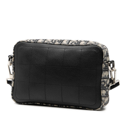 Dior Oblique Canvas Blue Crossbody Rovelle Bags