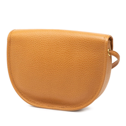 Brown Dior Pebbled Leather Crossbody Rovelle Bags