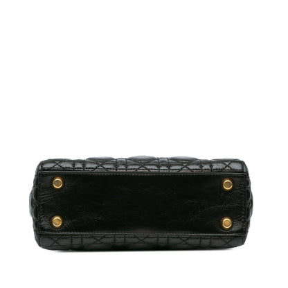 Dior Lady Dior Leather Handbag Rovelle Bags
