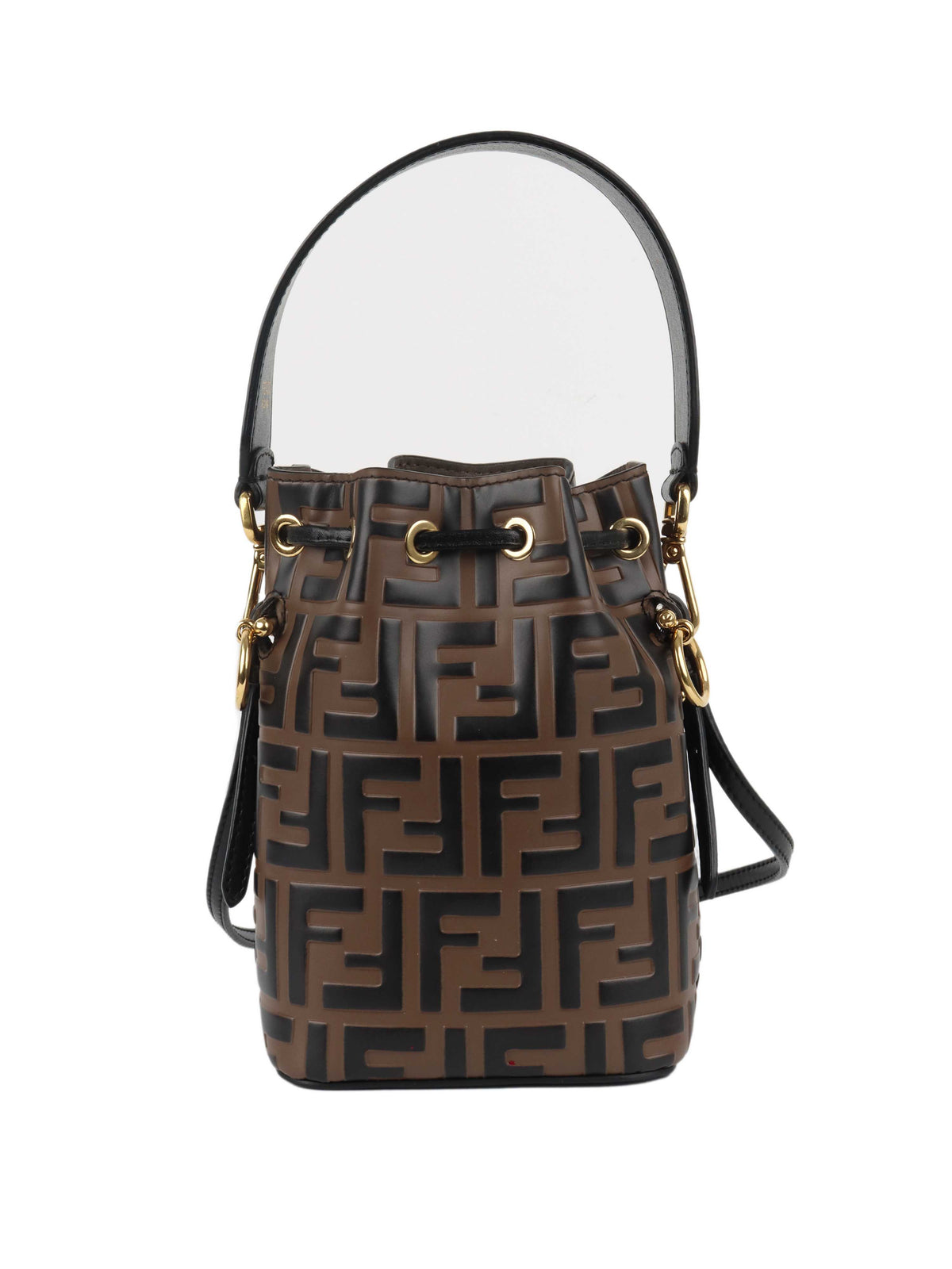 Fendi Mon Tresor Brown Leather Mini-bag. Rovelle Bags