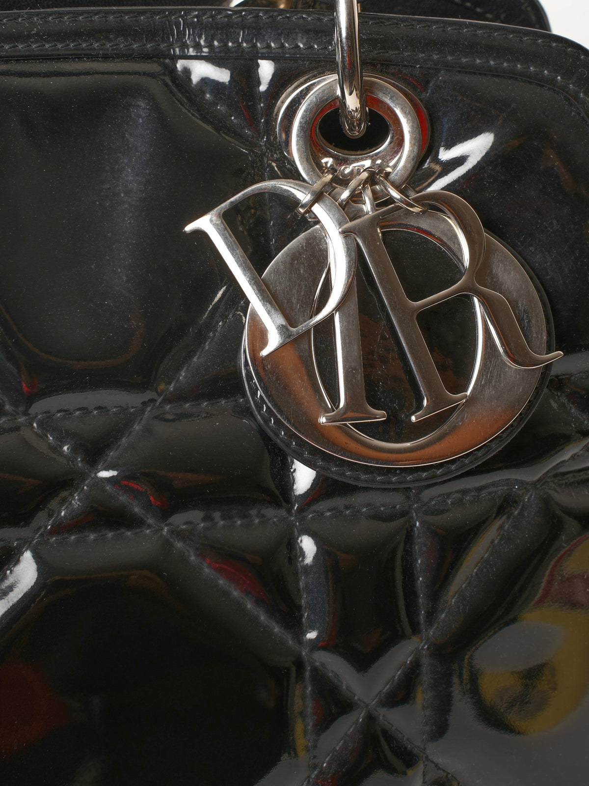 Christian Dior Black Patent Granville Bag Rovelle Bags