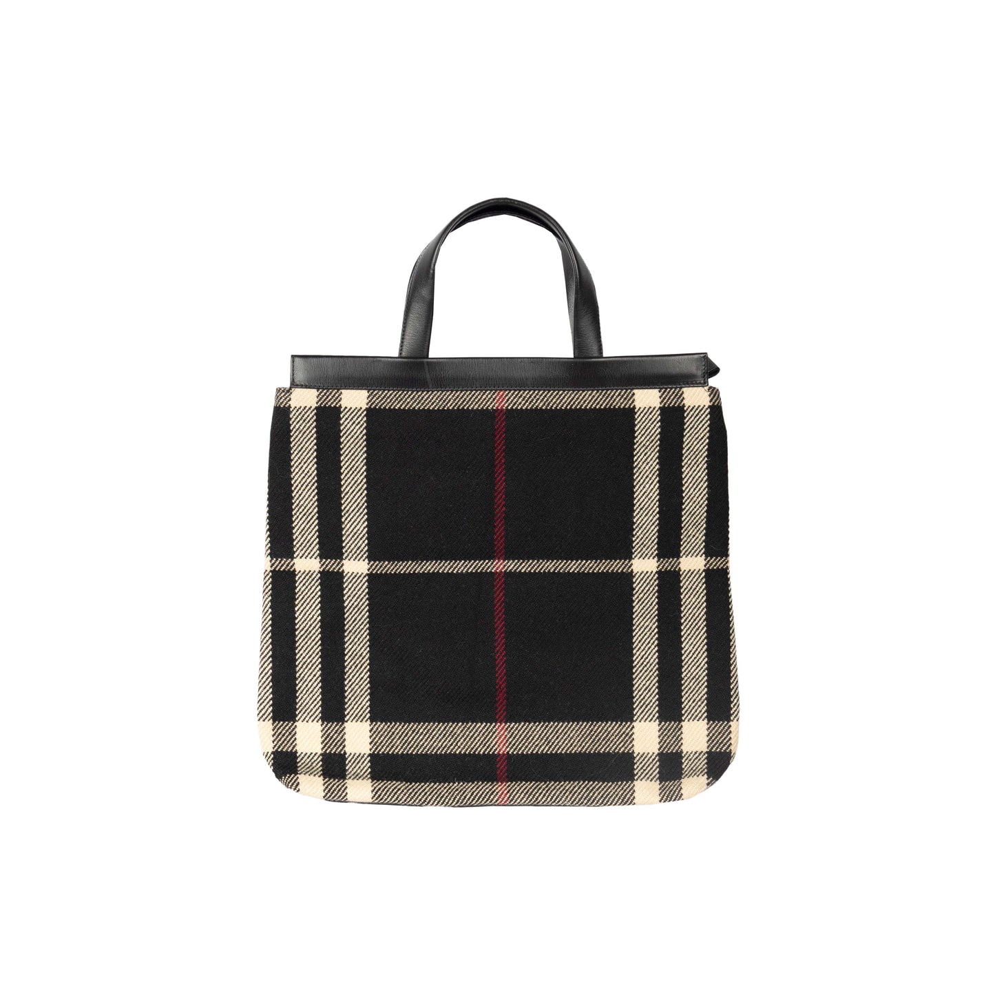Burberry Blanket Black Tote Bag