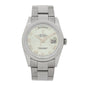 18K White Gold 36mm Oyster Perpetual Day-Date Watch Ice Blue Roman 118209