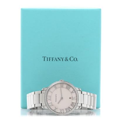 Stainless Steel Diamond Bezel 31mm Atlas 2-Hand Quartz Watch