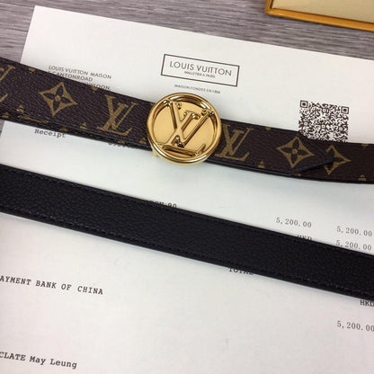 Leather Belt Louis Vuitton