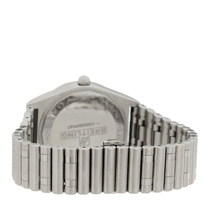 Stainless Steel Diamond Mother of Pearl 36mm Chronomat Automatic Watch A10380