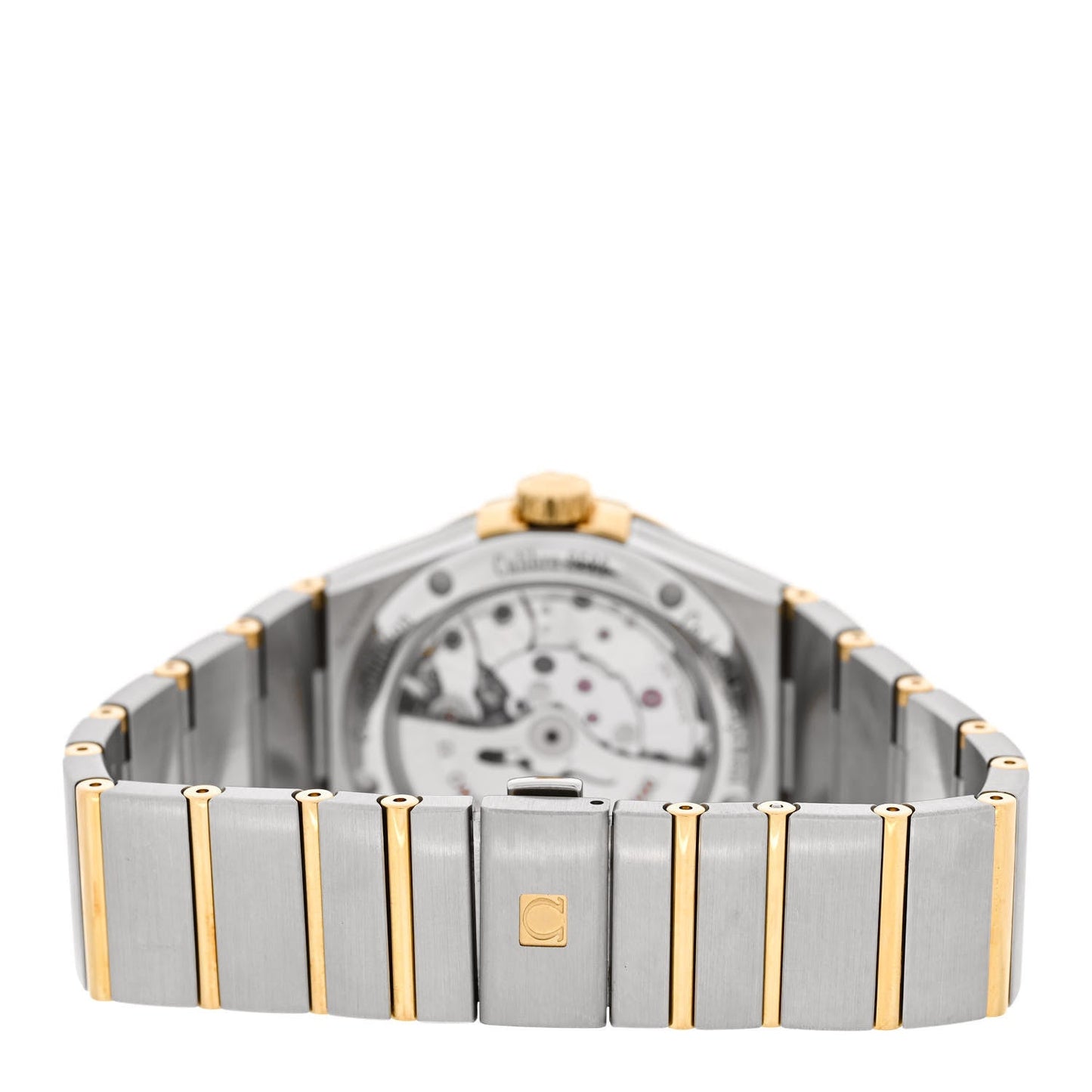 Stainless Steel 18K Yellow Gold Diamond 38mm Constellation Co-Axial Chronometer Automatic Watch Champagne 123.20.38.21.58.001