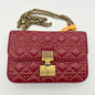 Christian Dior Lambskin Cannage Studded Small Dioraddict Flap Bag Red 2506042411 Rovelle Bags