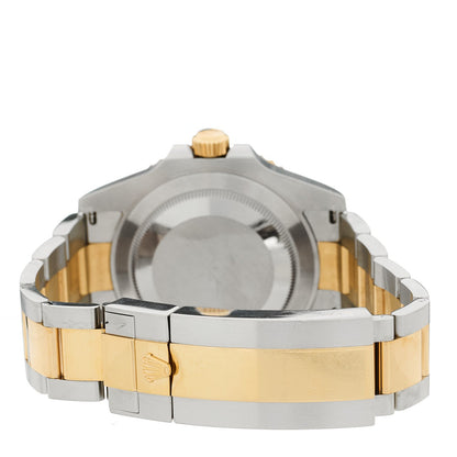 Stainless Steel 18K Yellow Gold 41mm Submariner Date Watch Royal Blue 126613LB