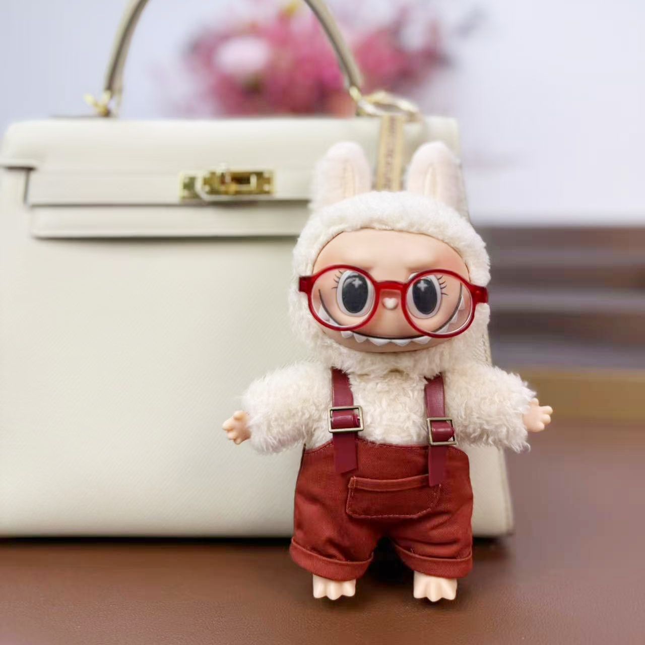 [Baby + Baby Clothing] Rab Clothing Bag Pendant Cute Vinyl DIY Doll Doll Keychain Pendant Gift