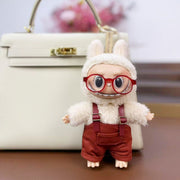 [Baby + Baby Clothing] Rab Clothing Bag Pendant Cute Vinyl DIY Doll Doll Keychain Pendant Gift