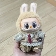[Baby + Baby Clothes] First and second generation keychain Labubu clothes pendant Labubu baby clothes big brand set two-piece set cute