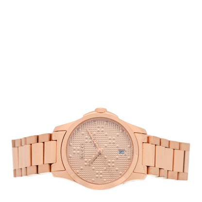 Stainless Steel 27mm G-Timeless Diamante Quartz Watch Gold