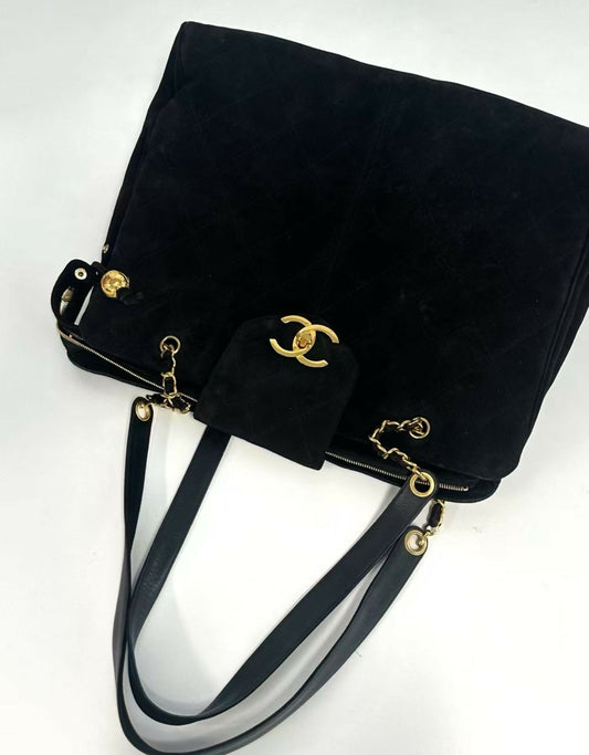 Chanel Supermodel Weekender Suede Large Bag Rovelle Bags
