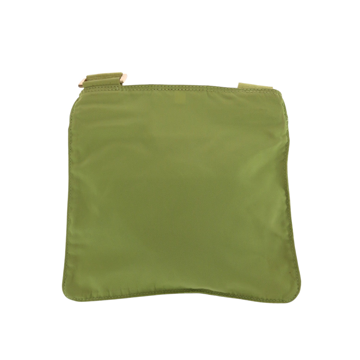 Prada Shoulder Bag Nylon Light Green Gold Metal Shoulder Bag Sacoche Test Triangle With Logo Women Rovelle Bags