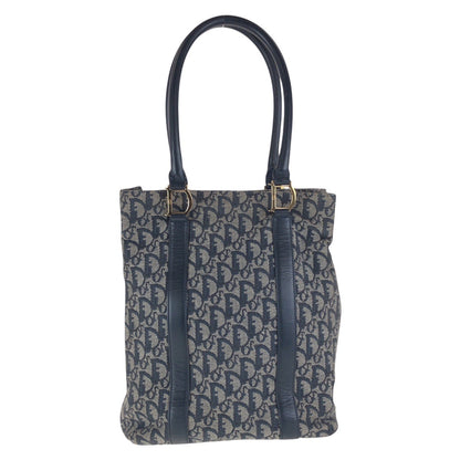 Dior Tote Bag Canvas, Leather Navy Gold Metal Tote Bag Shoulder Bag Trotter Women Rovelle Bags