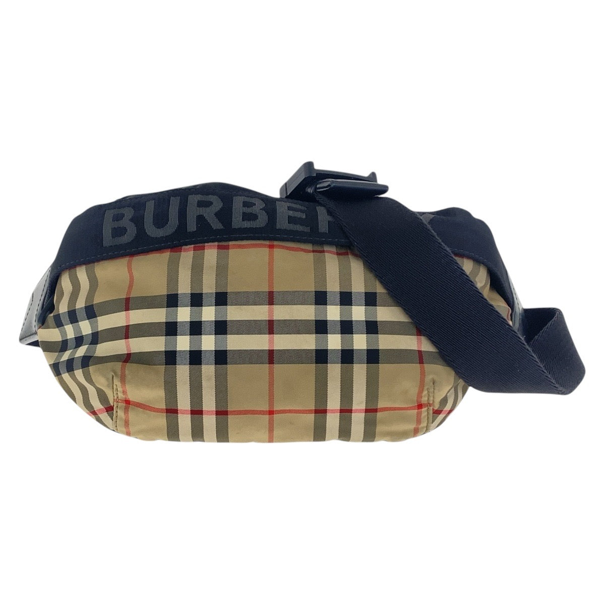 Burberry Pattern Bum Nylon Handbag