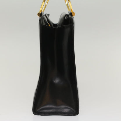 Luxury CELINE Hand Bag Leather Black 50187