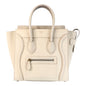 CELINE Handbag F-CU-1146 leather Ivory Gold Metal Handbag Tote Bag Luggage micro Women