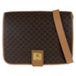 CELINE Shoulder Bag PVC, Leather Brown Crossbody Shoulder Bag Macadam Women