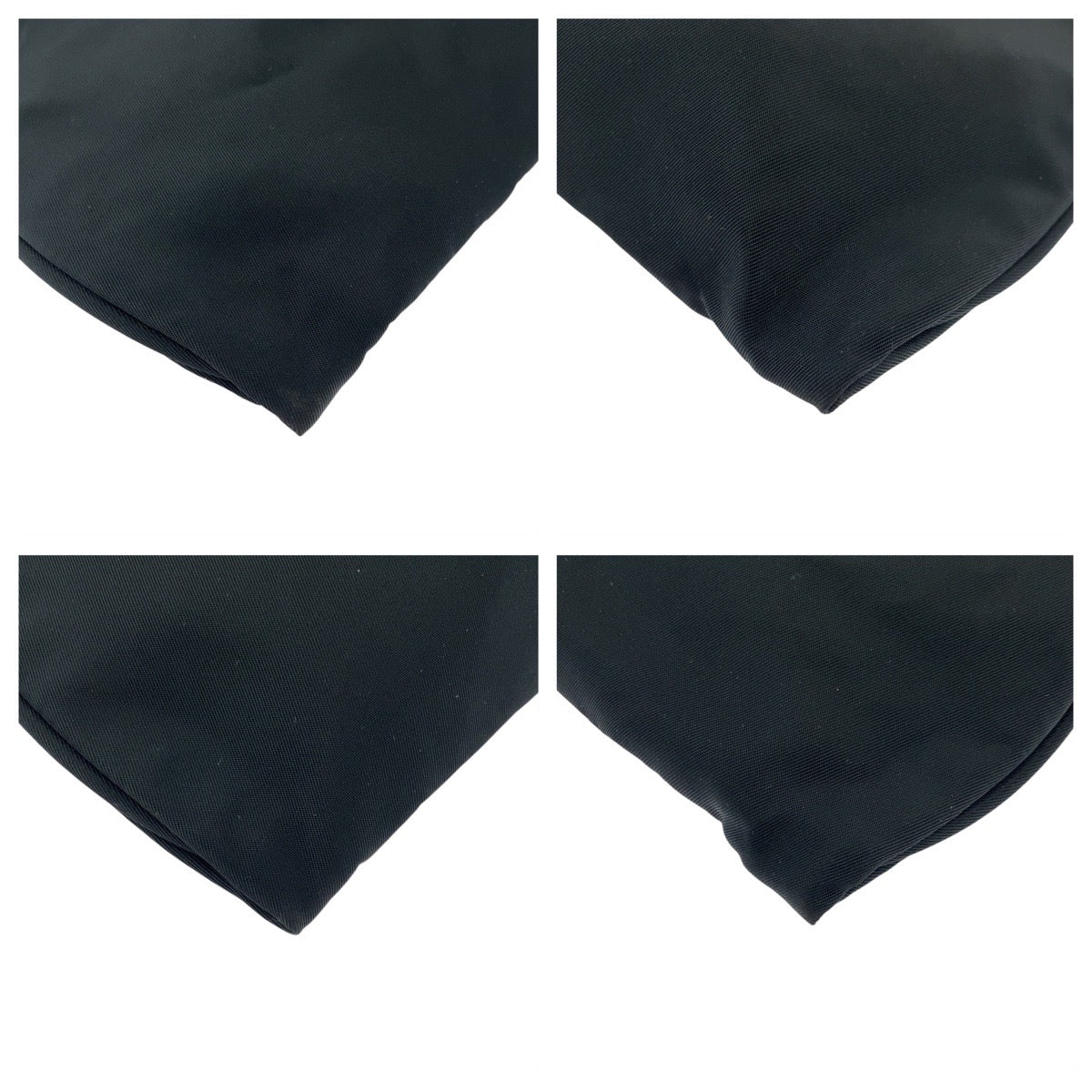 Prada Tote Bag Nylon Leather Black Silvermetal Tote Bag Shoulder Bag Test Triangle With Logo Women - Style 3 Rovelle Bags