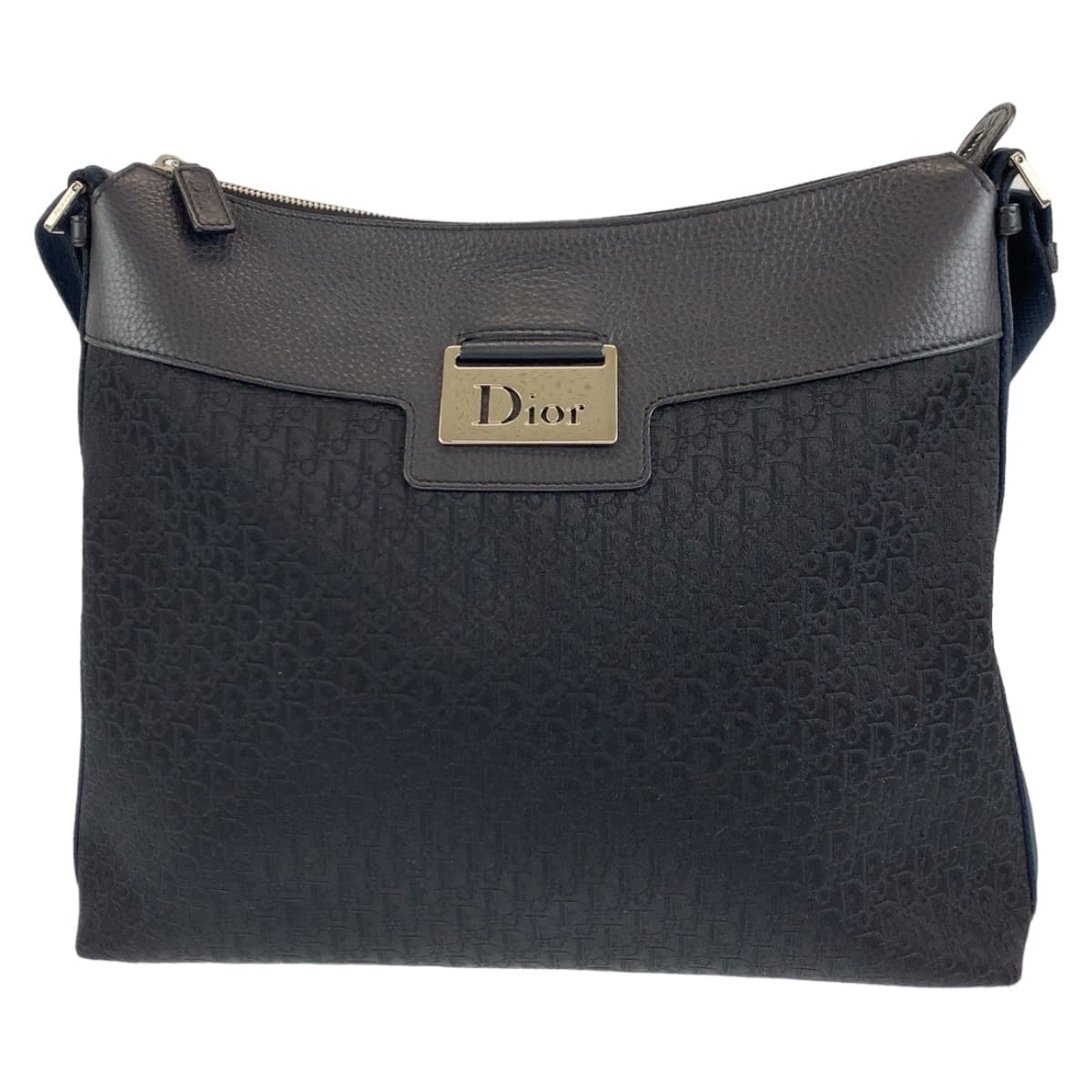 Dior Shoulder Bag Canvas, Leather Black SilverMetal Shoulder bag Messenger bag Trotter Oblique Women(Unisex) Rovelle Bags