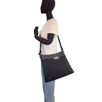 Dior Shoulder Bag Canvas, Leather Black SilverMetal Shoulder bag Messenger bag Trotter Oblique Women(Unisex) Rovelle Bags