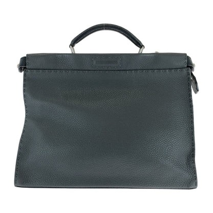 Fendi Peekaboo Selleria Leather Briefcase Rovelle Bags