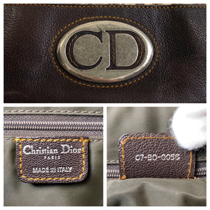 Christian Dior Shoulder Bag Canvas, Leather Beige Brown SilverMetal Shoulder Bag Messenger bag Trotter Women Rovelle Bags