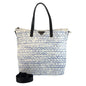 Prada Tote Bag Nylon Leather White Blue Black Tote Bag Shoulder Bag 2Way Women Rovelle Bags