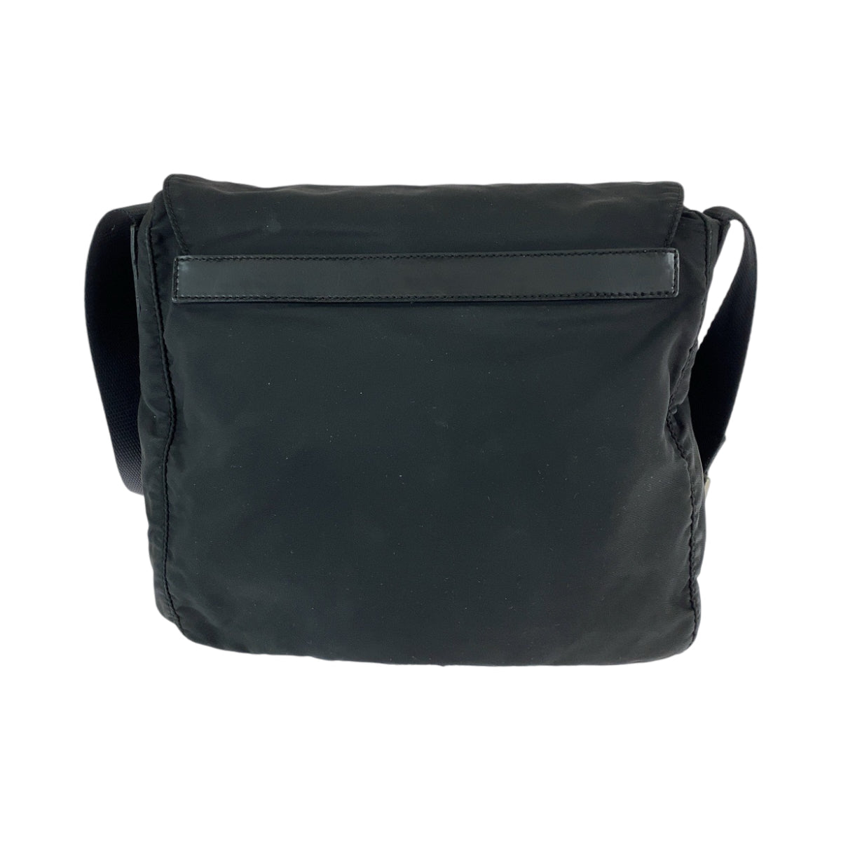 Prada Shoulder Bag Nylon Black Silvermetal Shoulder Bag Pochette Test Triangle With Logo Women - Style 6 Rovelle Bags