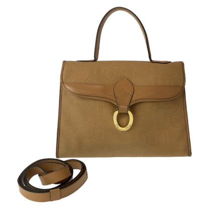 Dior Shoulder Bag Coated canvas, leather Brown Beige Gold Metal Shoulder Bag Handbag 2WAY Trotter Women Rovelle Bags