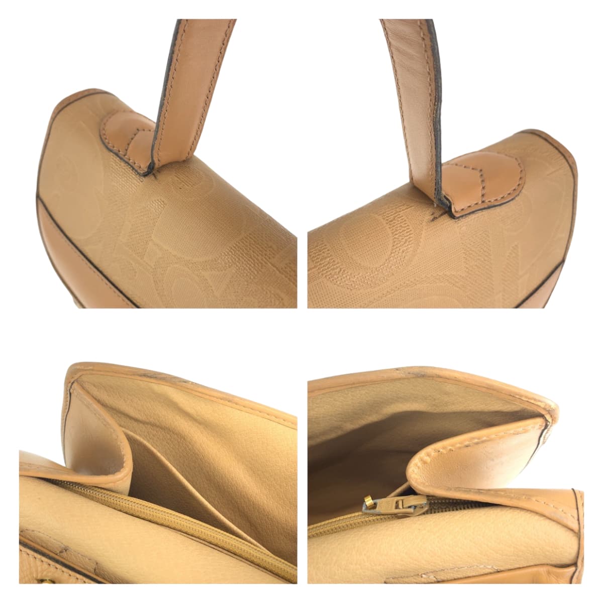 Dior Shoulder Bag Coated canvas, leather Brown Beige Gold Metal Shoulder Bag Handbag 2WAY Trotter Women Rovelle Bags